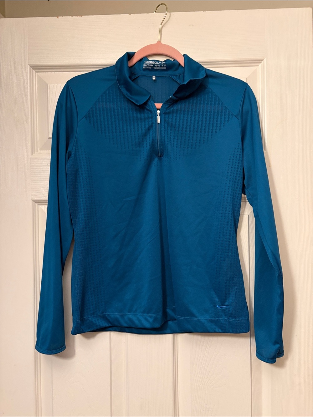 Nike Golf Women’s Teal Half-Zip Long-Sleeve Quarter Zip